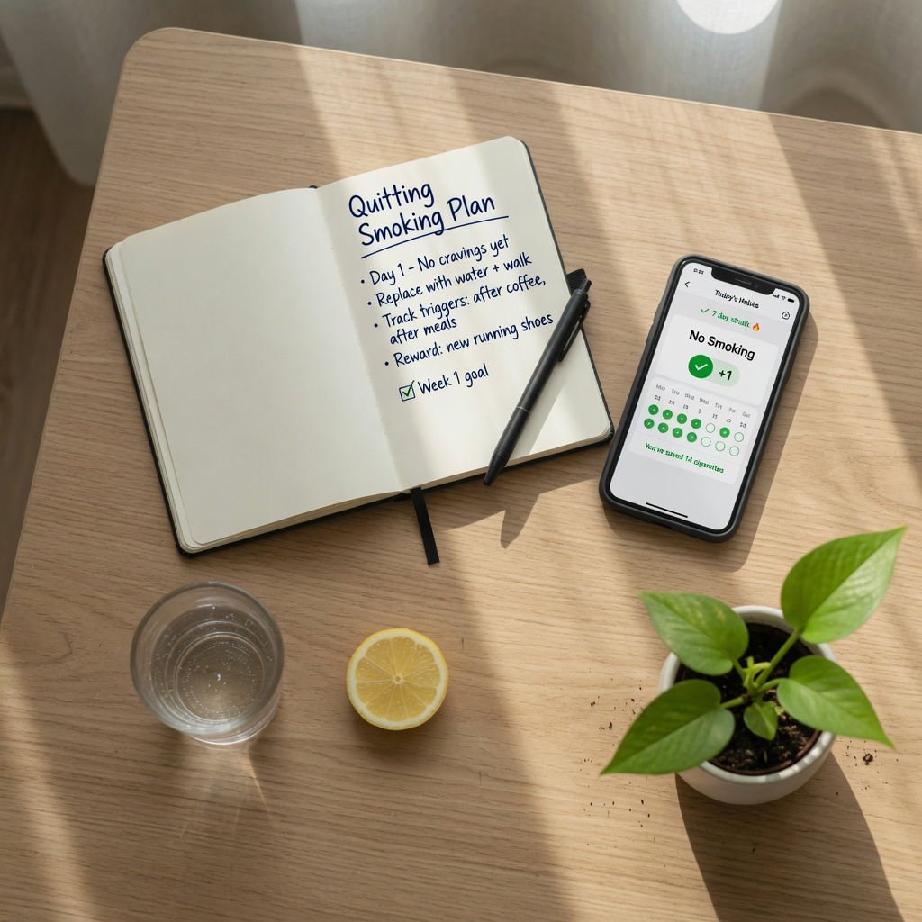 The minimum-cost content testing setup using a phone stand, desk lamp and white wall